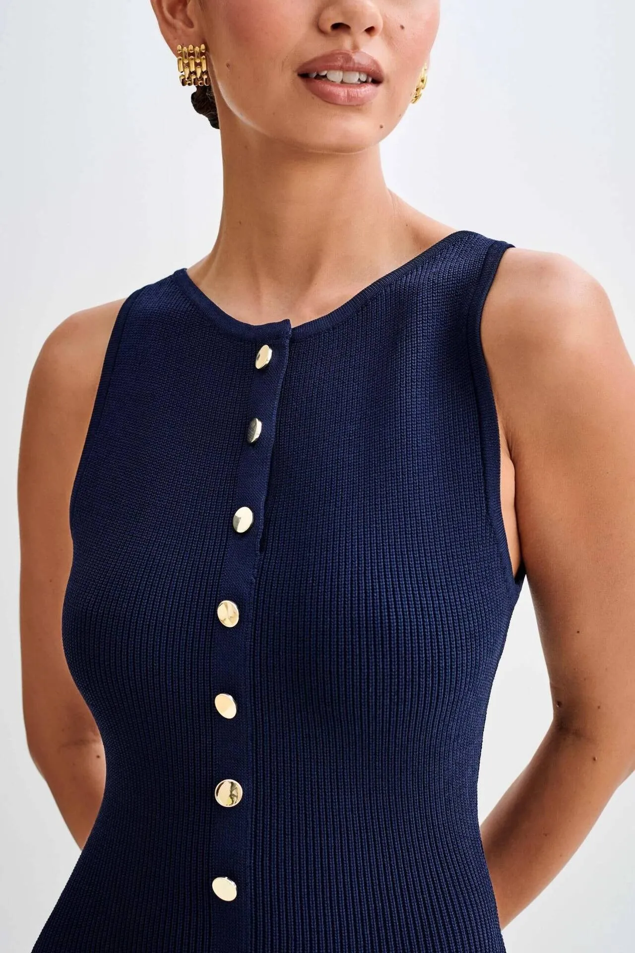 Sleeveless Maxi Knit Dress