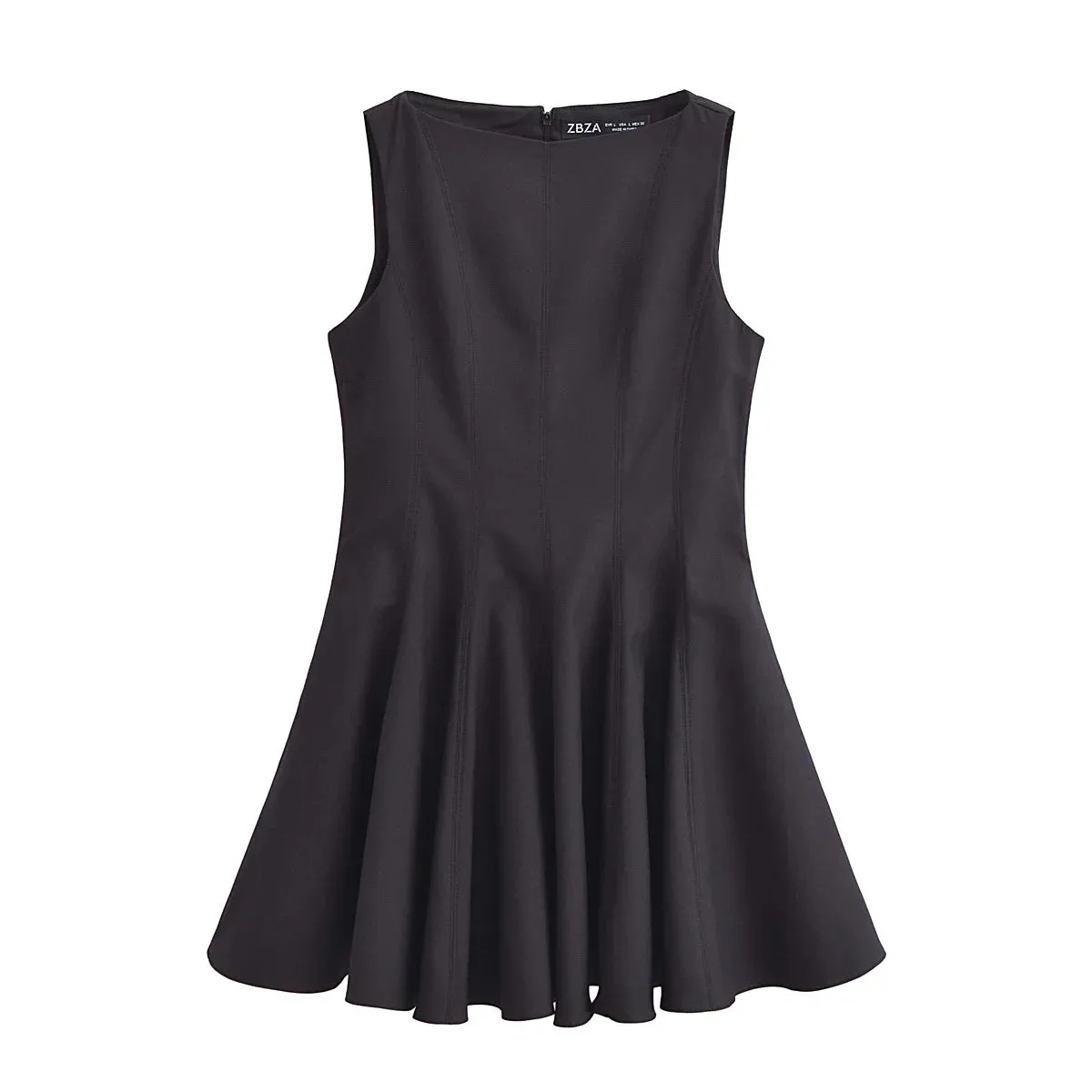 Sleeveless Pleated Summer Dress