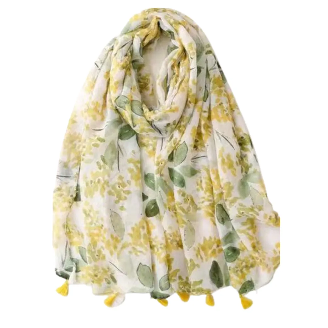 Soft Citrus Scarf