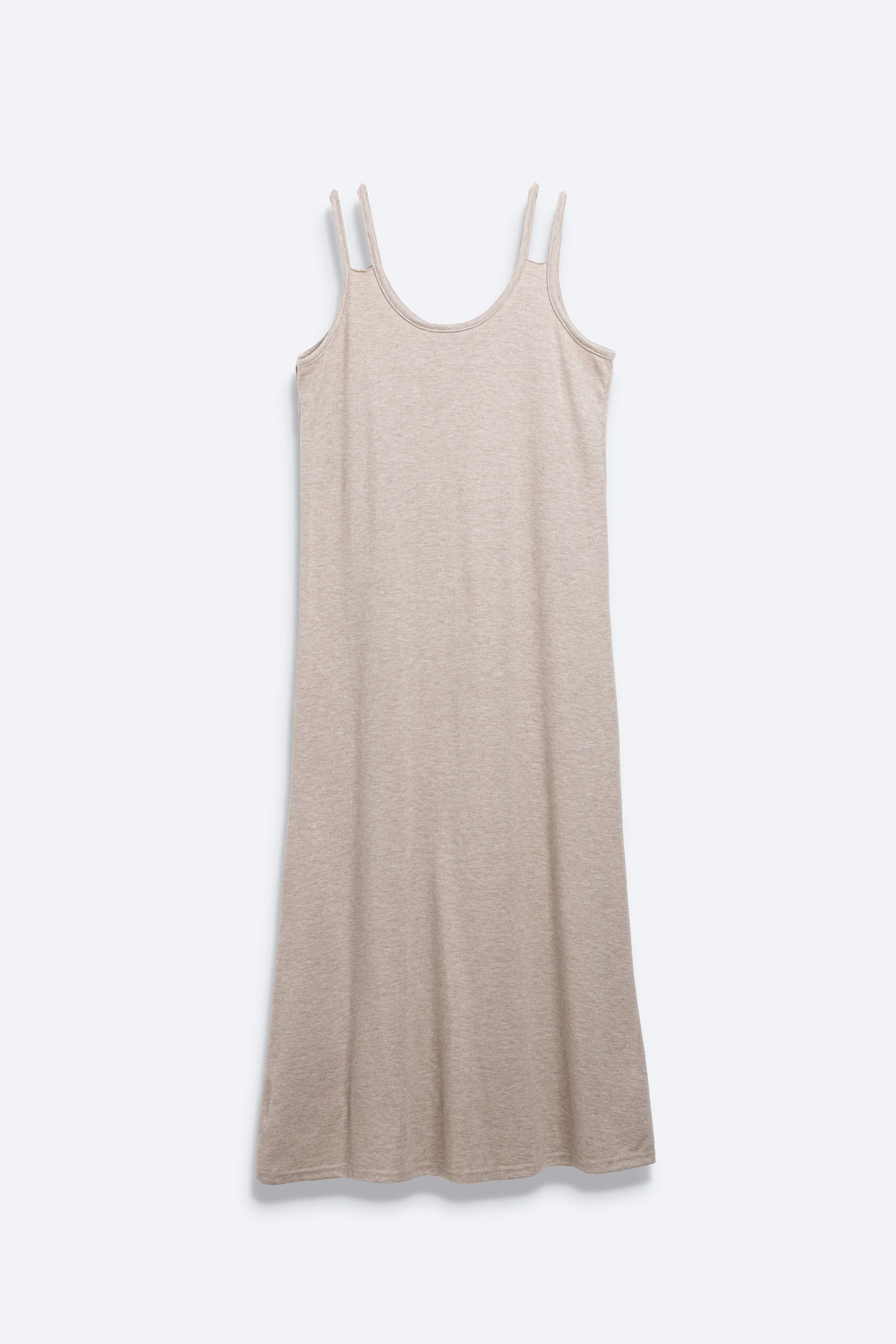 SOFT KNIT MIDI DRESS