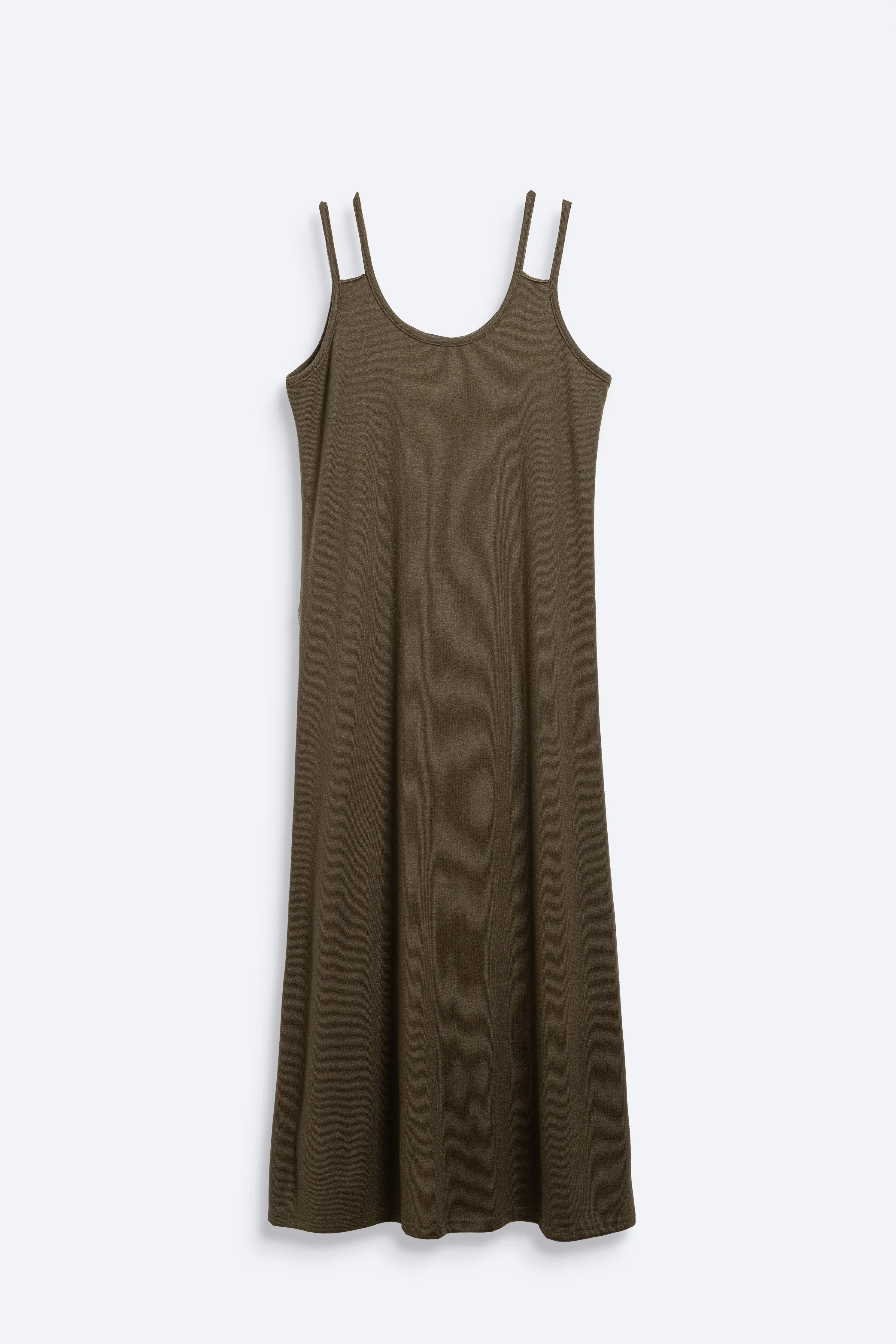 SOFT KNIT MIDI DRESS