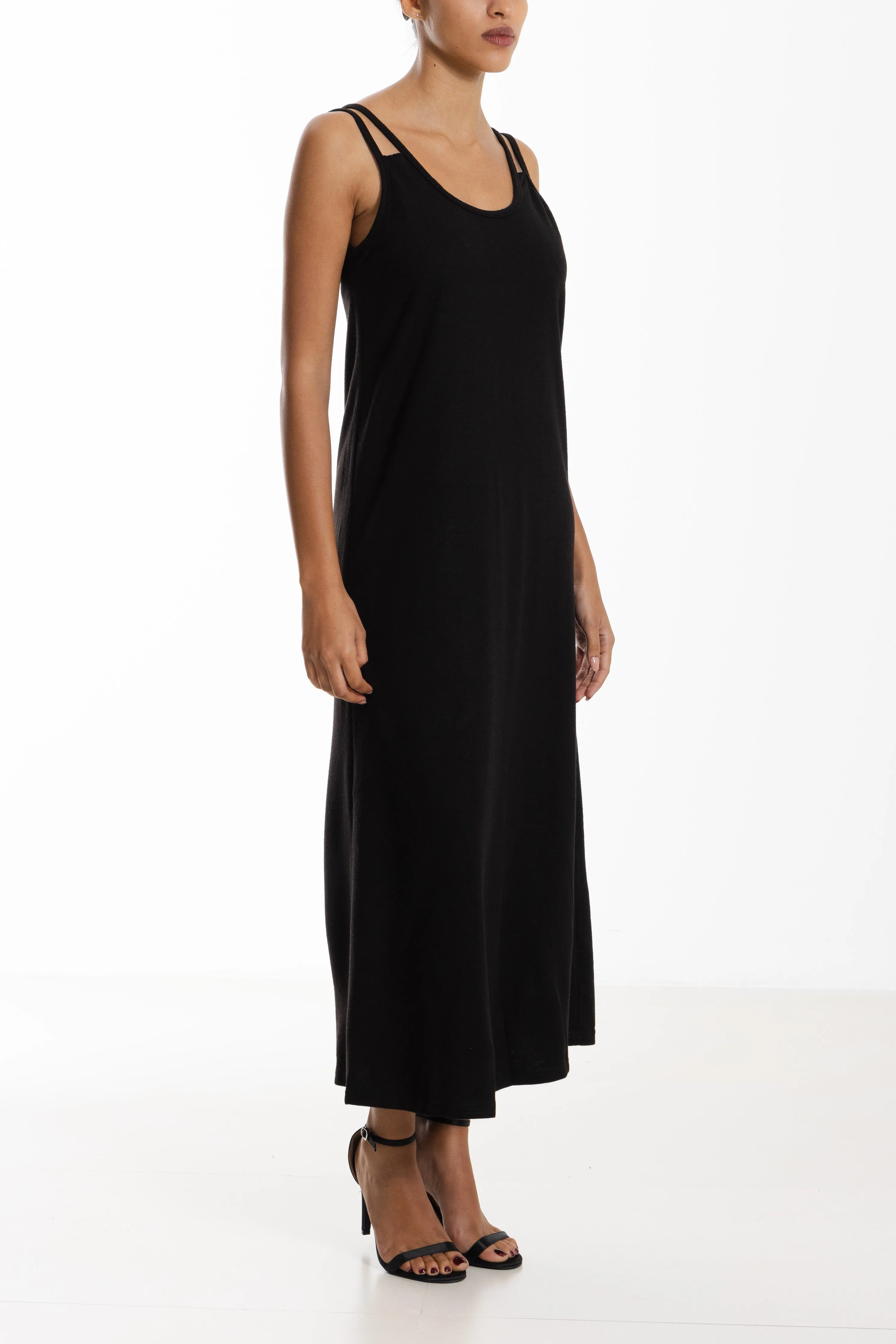 SOFT KNIT MIDI DRESS