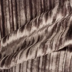 Soft Taupe Crushed Velvet
