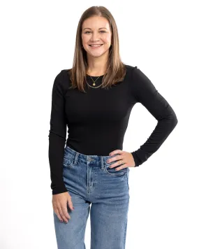 Standard Ribbed Long Sleeve Bodysuit