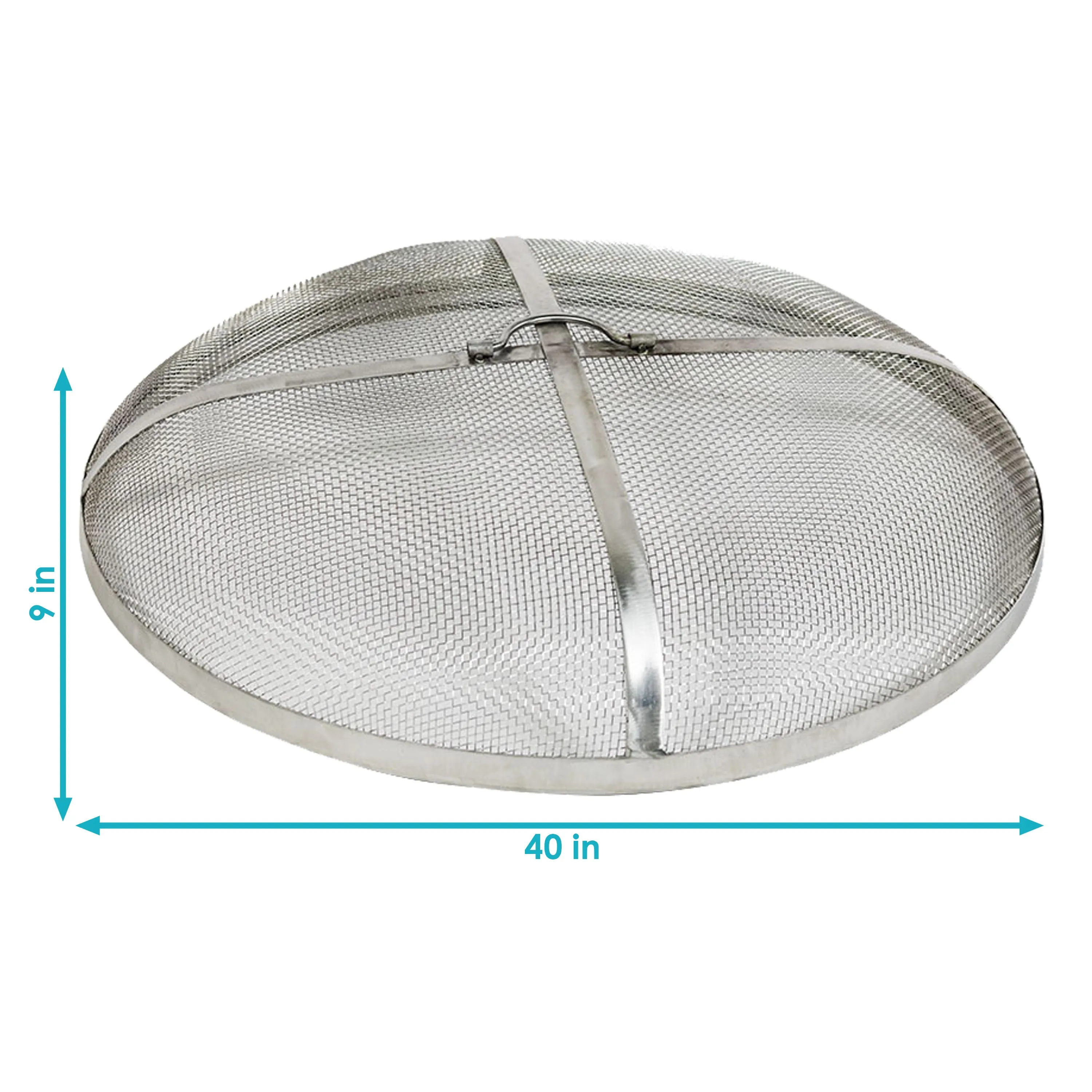 Sunnydaze Stainless Steel Heavy-Duty Fire Pit Spark Screen