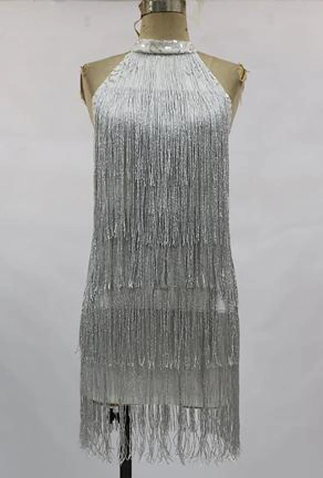 SWEENEY - SPARKLE GATSBY FRINGE DRESS