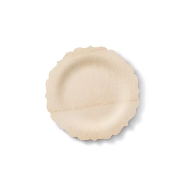 Veneerware Fancy Bamboo Plates