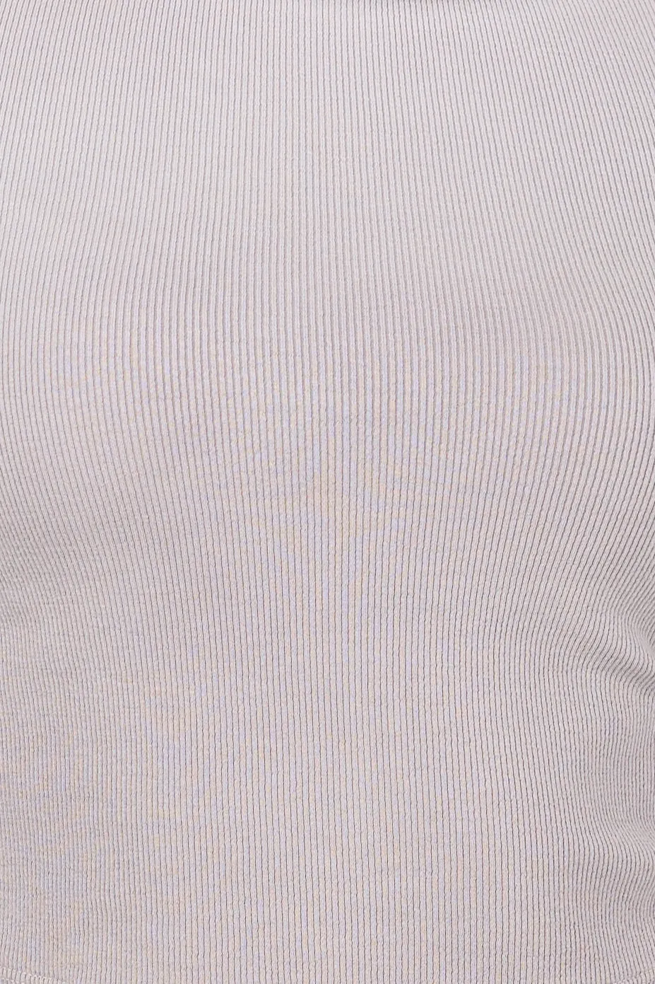 Verona Crop Shirt in Silver Cast