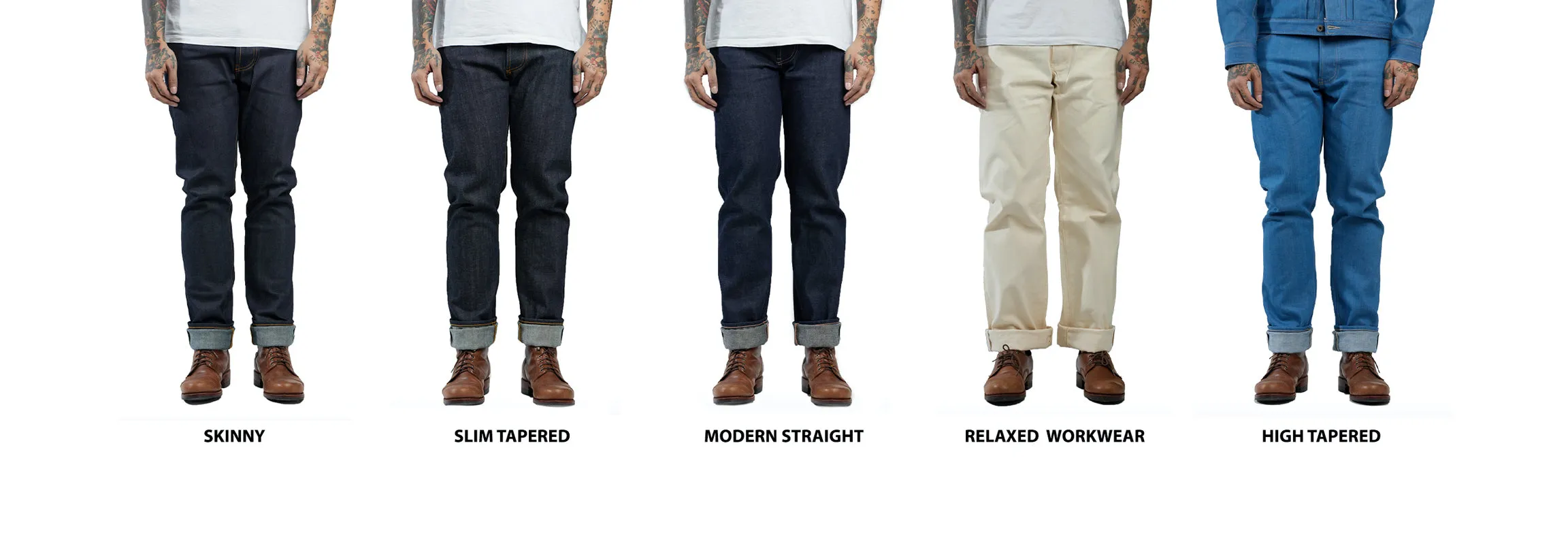 WHITE DENIM RED SELVEDGE