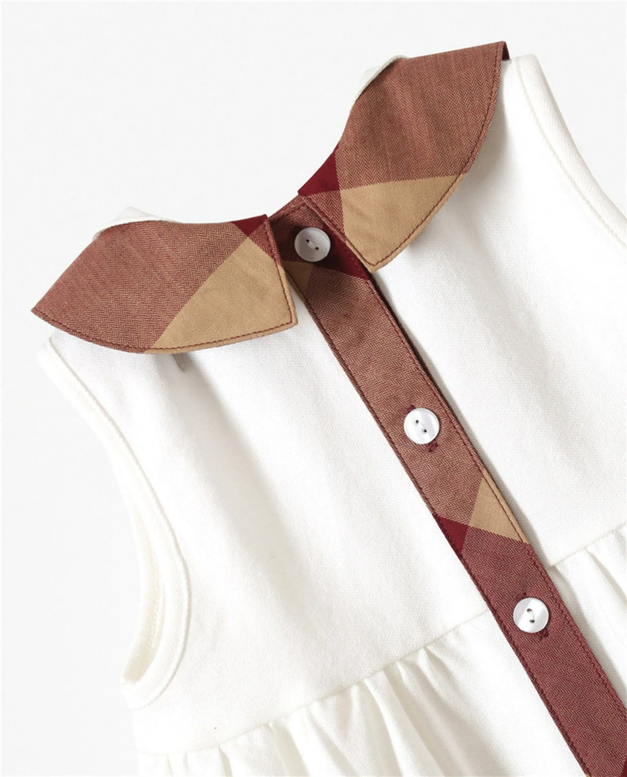 White Organic Cotton Cecilia Dress