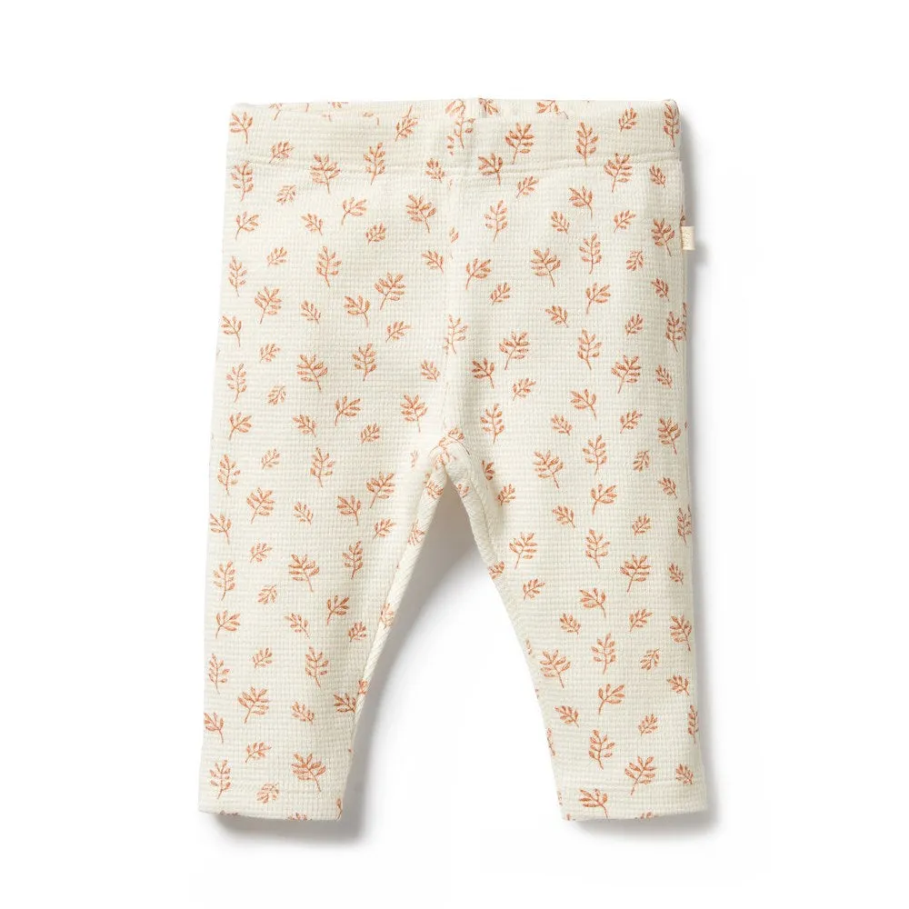 Winter Bloom Organic Waffle Legging