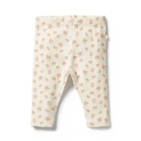Winter Bloom Organic Waffle Legging