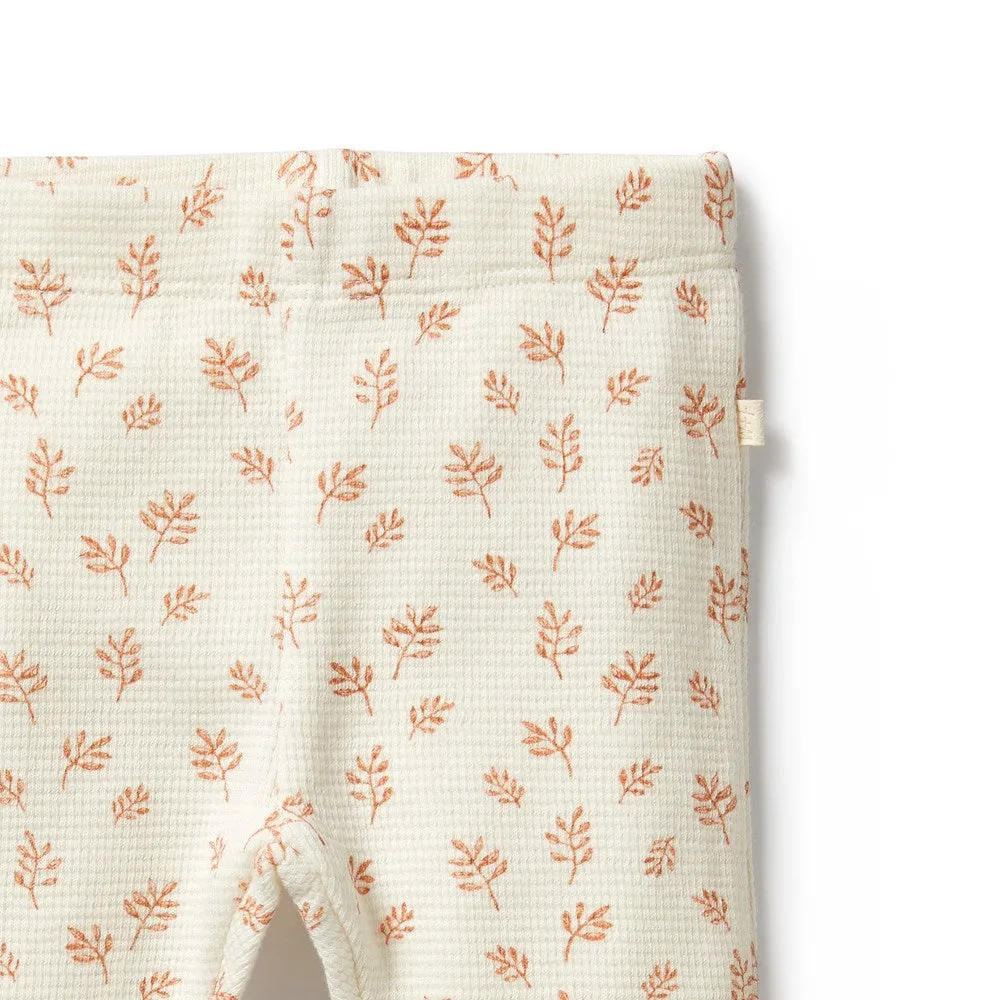 Winter Bloom Organic Waffle Legging
