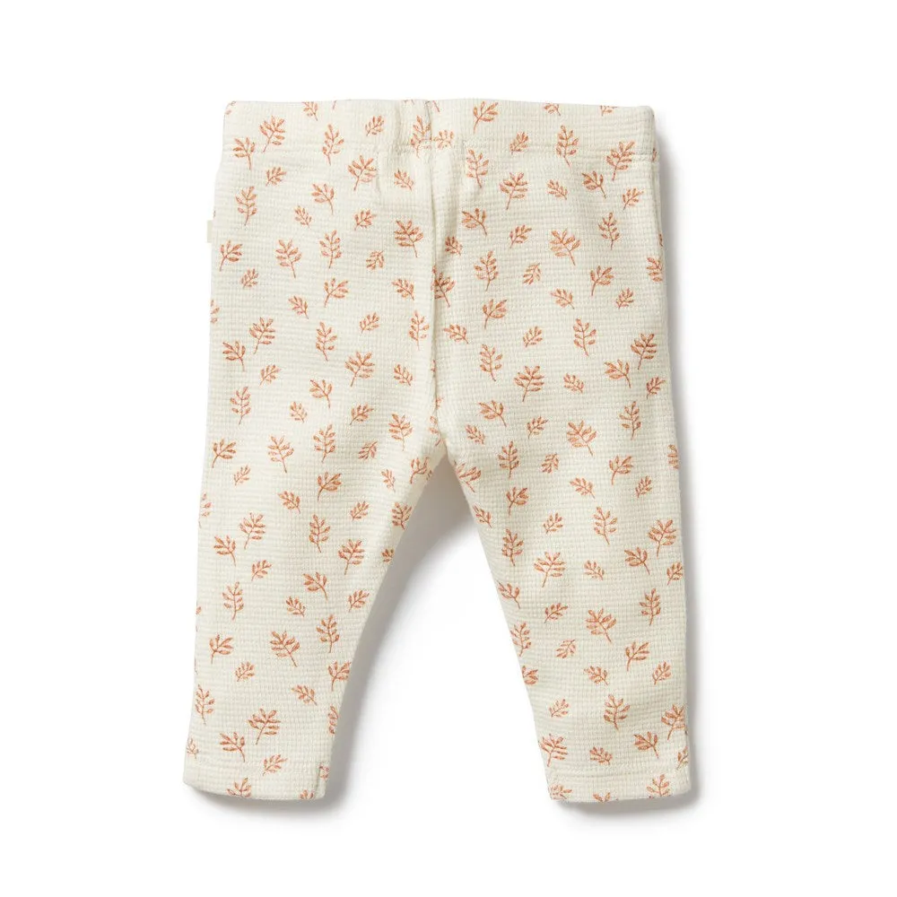 Winter Bloom Organic Waffle Legging