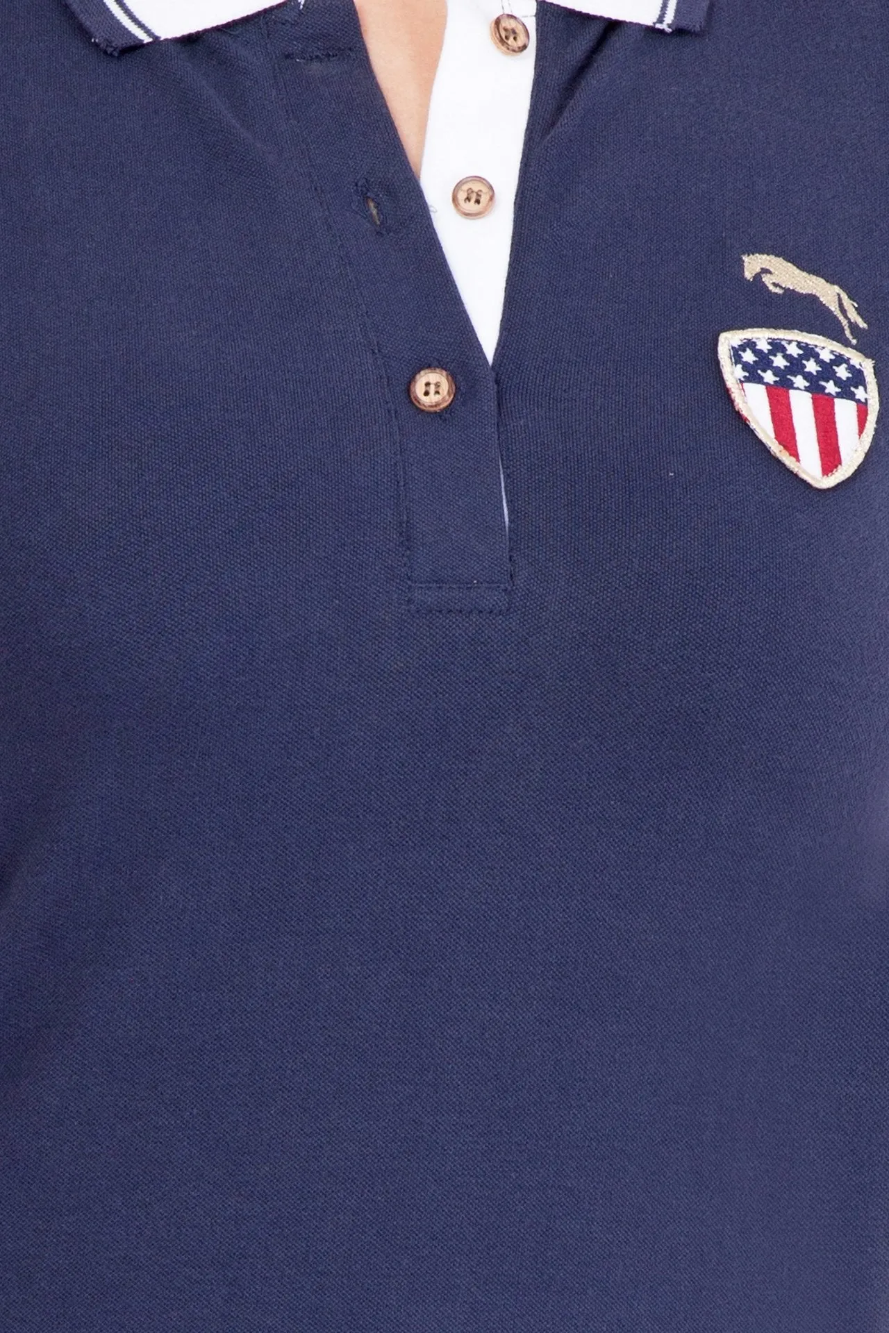 Women Short Sleeves Casual Polo T-Shirt