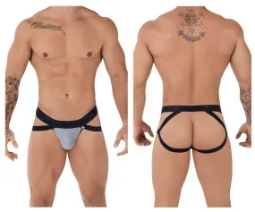 Xtremen 91085 Microfiber Jacquard Jockstrap Color Gray