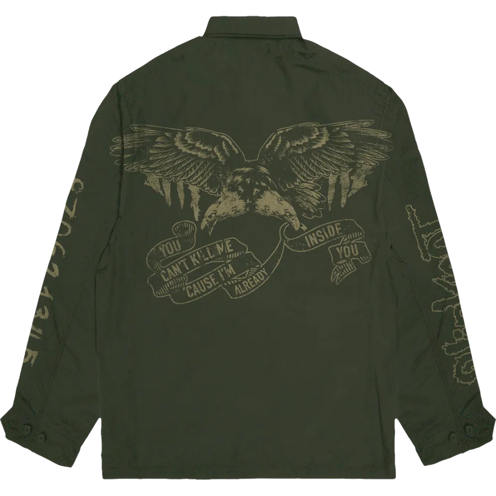 You Can’t Kill Me Utility Cargo Jacket