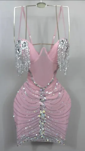 Ysaline Dress - Pink